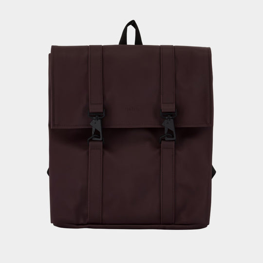 Msn Bag Mini W3 Backpack - RAINS - Synthetic - Burgundy