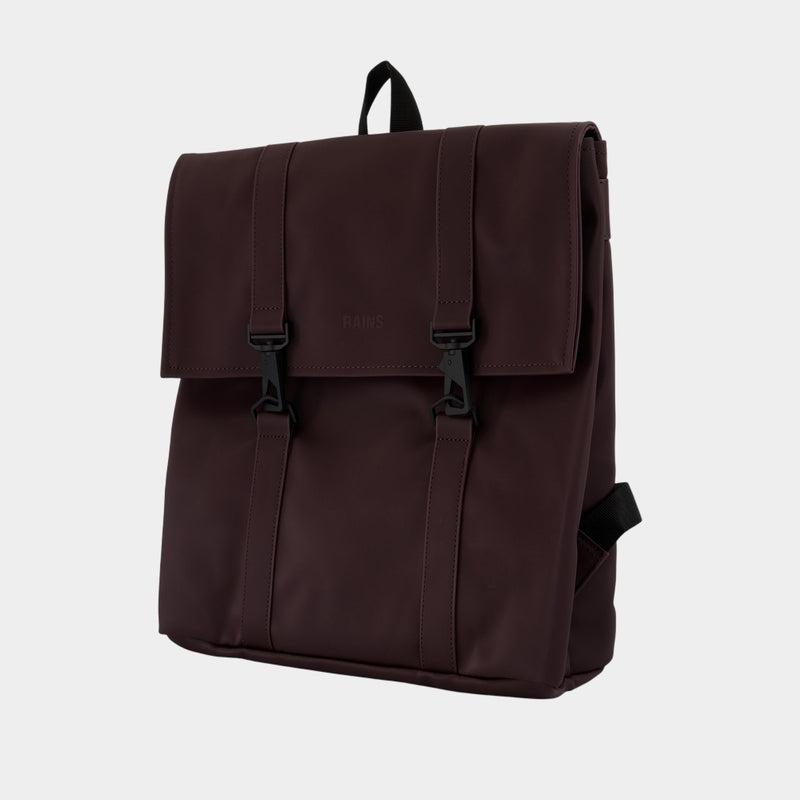 Msn Bag Mini W3 Backpack - RAINS - Synthetic - Burgundy