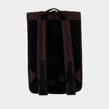 Rolltop Rucksack W3 Backpack - RAINS - Synthetic - Burgundy