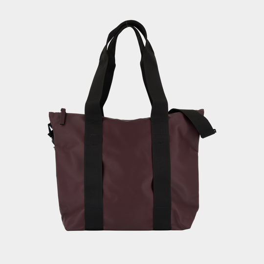 Mini Shopping Bag W3 - RAINS - Synthetic - Bordeaux