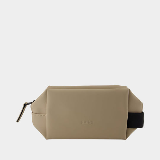 Wash Bag Small W3 Pouch - RAINS - Synthetic - Beige