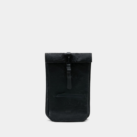Rolltop W3 Backpack - RAINS - Synthetic - Black