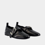 Ballerinas Sue Box - Ganni - Synthetic - Black