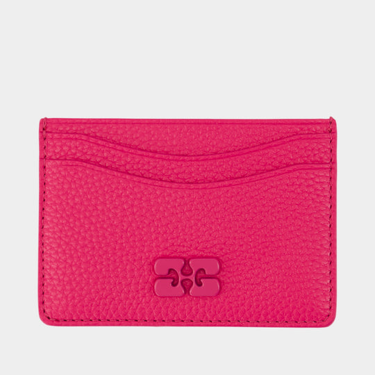 Bou Cardholder - Ganni - Synthetic - Pink