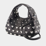 Hobo Mini Heart Purse - Ganni - Synthetic - Black