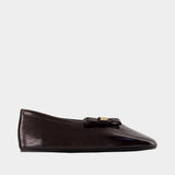 Jenny Ballerinas - Ganni - Synthetic - Brown