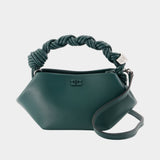 Bou Mini Handbag - Ganni - Synthetic - Dark Green
