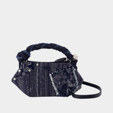 Bou Mini Purse - Ganni - Cotton - Blue
