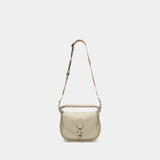Small B-Clip Messenger Crossbody - Burberry - Leather - White