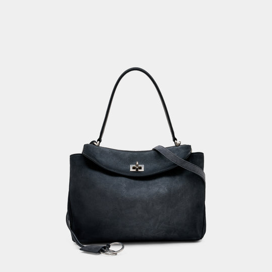 Rodeo Shoulder Bag - Balenciaga - Leather - Dark Grey