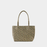 Wide Shopper Bag - Chylak - Leather - Printed