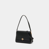 Charlie Shoulder Bag - Tory Burch - Leather - Black