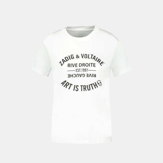 Walk Ico Blason Eco T-Shirt - Zadig & Voltaire - Cotton - White