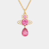Ismene Drop Necklace - Vivienne Westwood - Metal - Pink