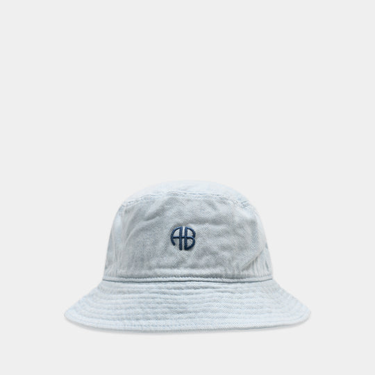 Nicks Bucket Hat - ANINE BING - Cotton - Blue