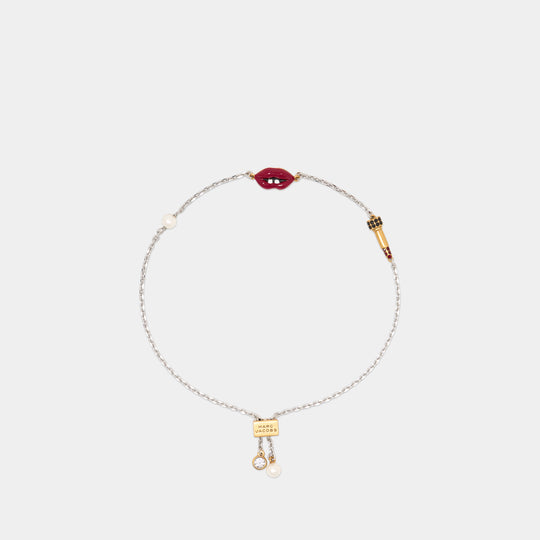 Lip Rouge Slider Bracelet - Marc Jacobs - Brass - Multicolor