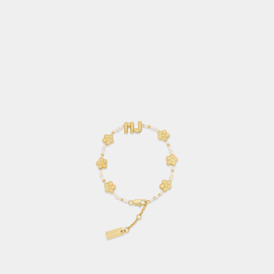 Balloon Beaded Bracelet - Marc Jacobs - Metal - Gold