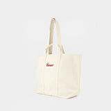 Large Shopper Bag - Kenzo - Cotton - Ivory