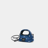 The Micro Sack Crossbody - Marc Jacobs - Cotton - Blue