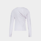 Ls Hebo T-Shirt - Vivienne Westwood - Cotton - White