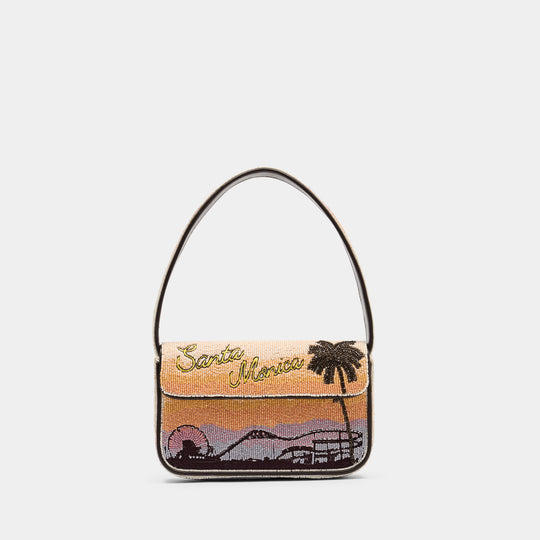 Tommy Shoulder Bag - Staud - Beads - Multicolor