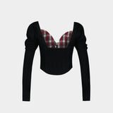 Top Bea Corset Cardi - Vivienne Westwood - Wool - Black