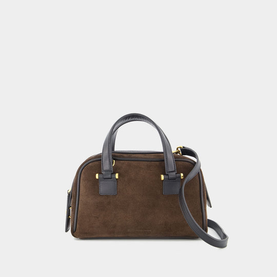 Georges Small Bowling Purse - AMI Paris - Leather - Brown