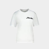 Small Logo T-Shirt - Lanvin - Cotton - White