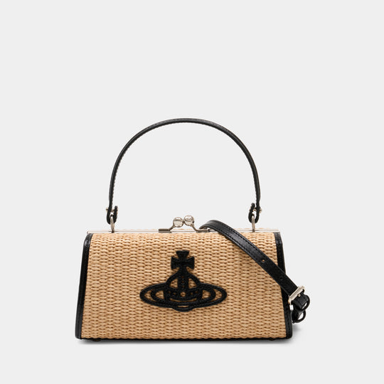 Doll Xl Frame Purse - Vivienne Westwood - Cotton - Beige