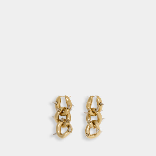Hoop Earrings - Acne Studios - Metal - Gold
