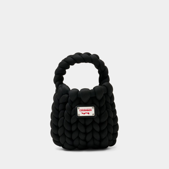 Mini Marshmallow Purse - Charles Jeffrey Loverboy - Synthetic - Black
