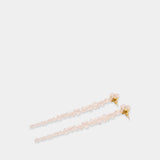 Drip Earrings - Simone Rocha - Brass - Ivory