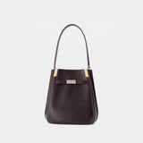 Lee Radziwill Bucket Purse - Tory Burch - Leather - Brown