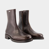 Camion Ankle Boots - OUR LEGACY - Leather - Brown