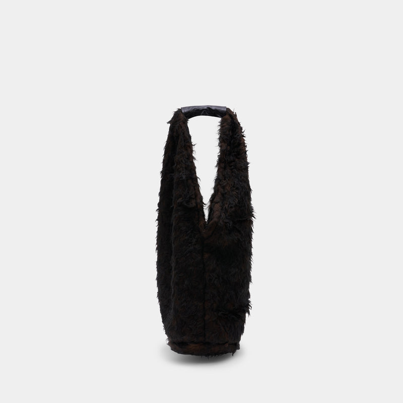 Drip Shoulder Bag - OUR LEGACY - Wool - Brown