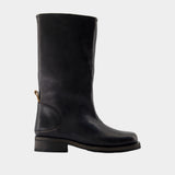 Haul Camion Ankle Boots - OUR LEGACY - Leather - Black
