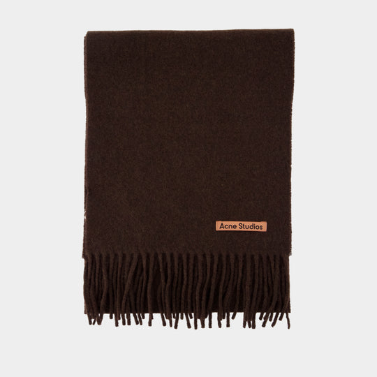 Scarf - Acne Studios - Wool - Brown