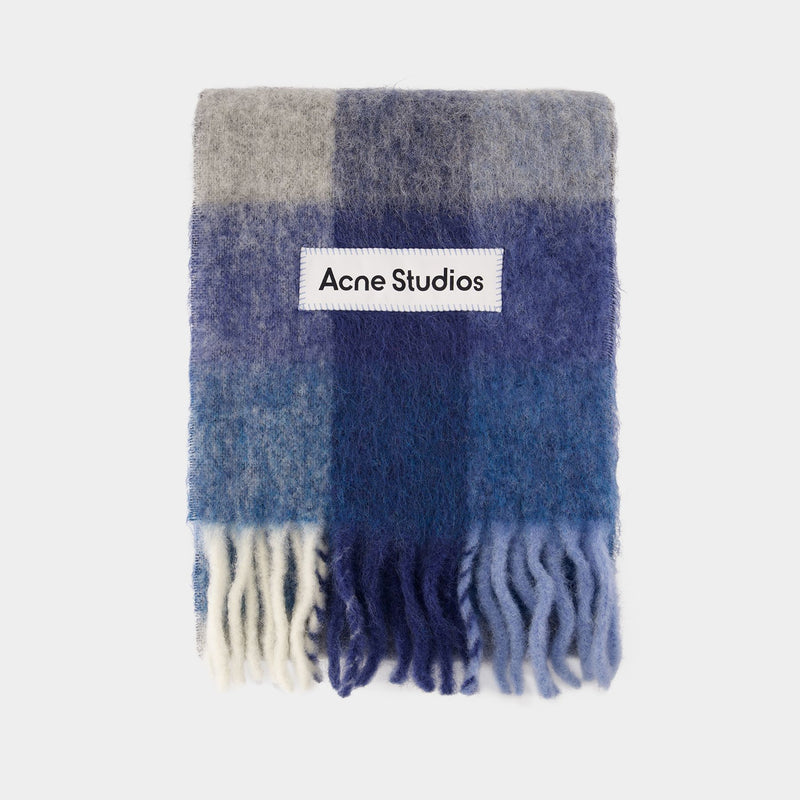 Vally Scarf - Acne Studios - Wool - Blue