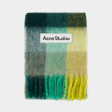 Vally Scarf - Acne Studios - Wool - Green/Yellow