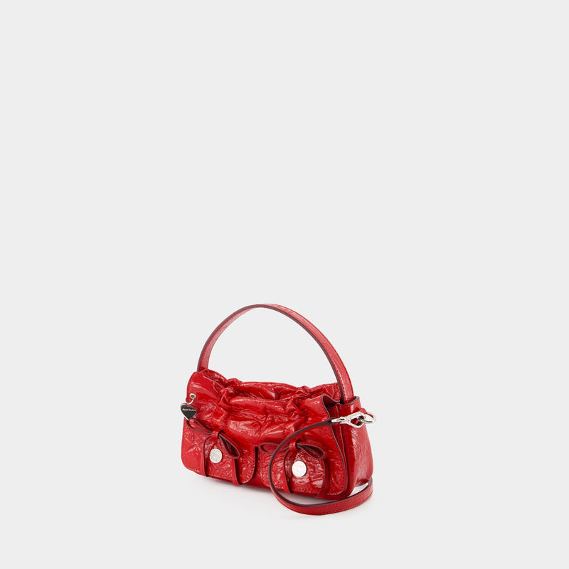 Multipocket Micro Crossbody - Acne Studios - Leather - Red