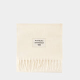 Fn Ux Scar000401 Scarf - Acne Studios - Wool - White