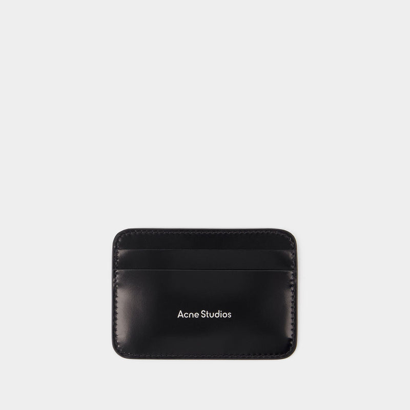 Card Holder - Acne Studios - Leather - Black