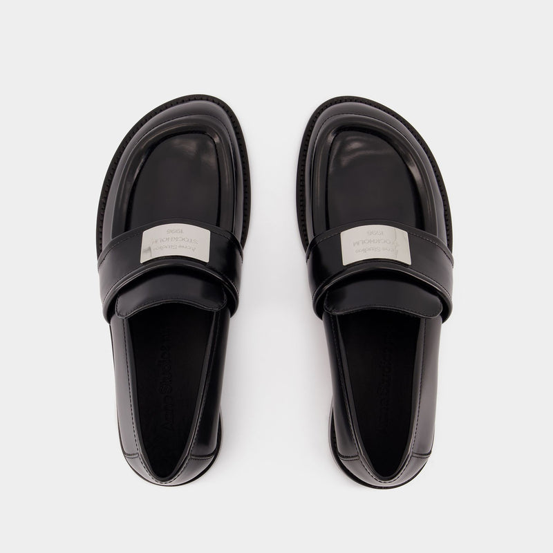 Loafers - Acne Studios - Leather - Black