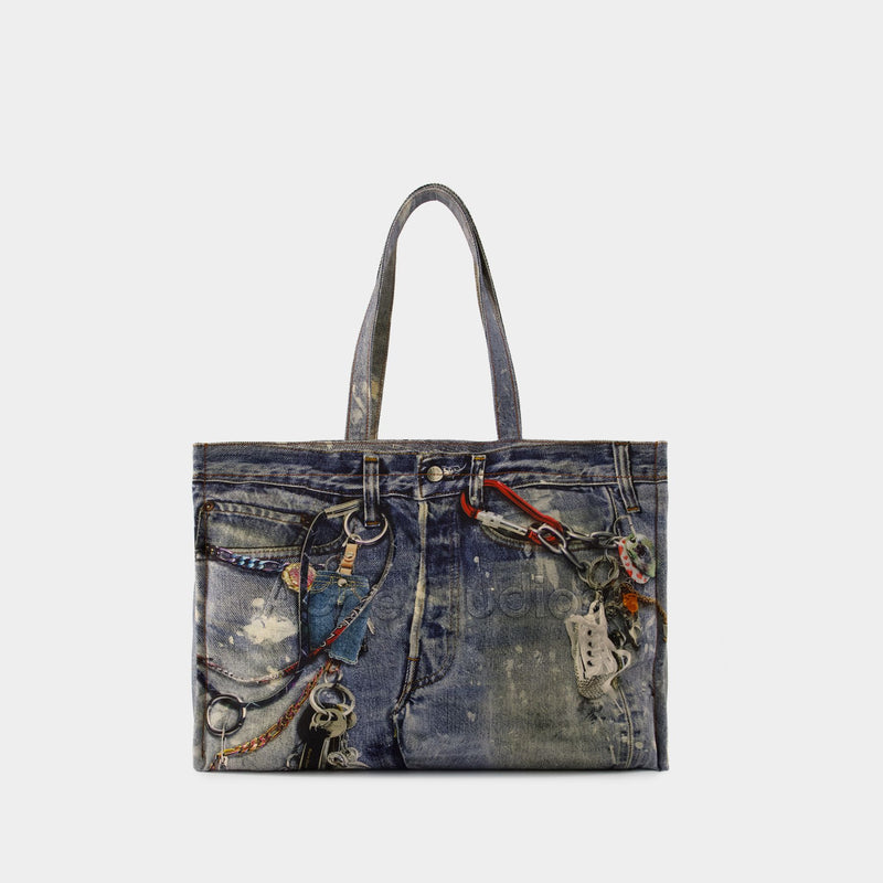 Shopper Bag - Acne Studios - Leather - Blue