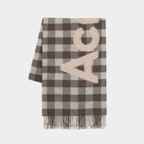 Fn Ux Scar000297 Scarf - Acne Studios - Wool - Brown