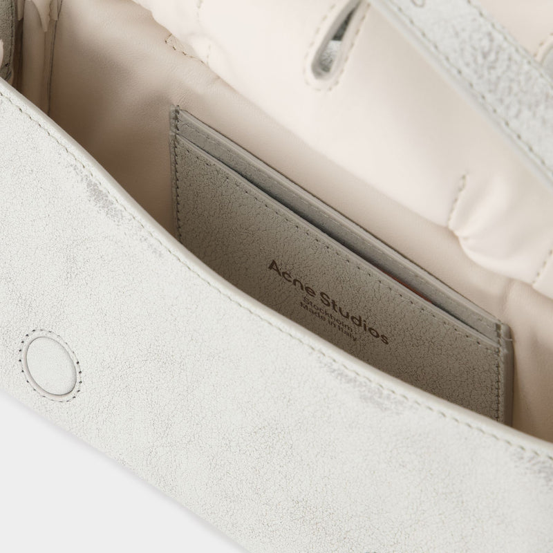 Multipocket Micro Vintage Crossbody - Acne Studios - Leather - White