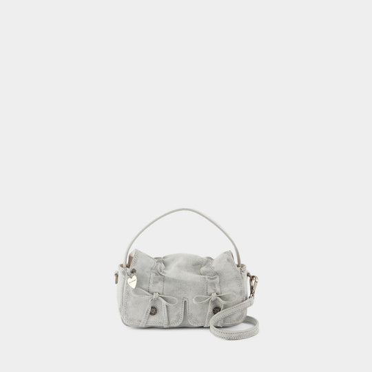 Multipocket Micro Vintage Crossbody - Acne Studios - Leather - White