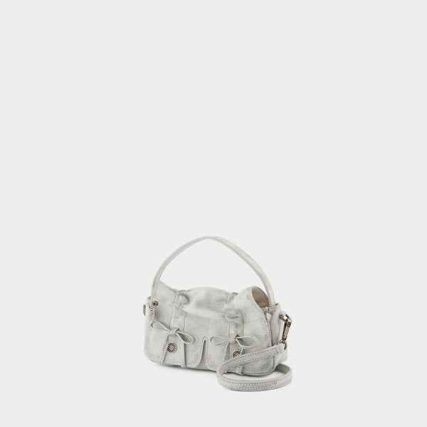 Multipocket Micro Vintage Crossbody - Acne Studios - Leather - White
