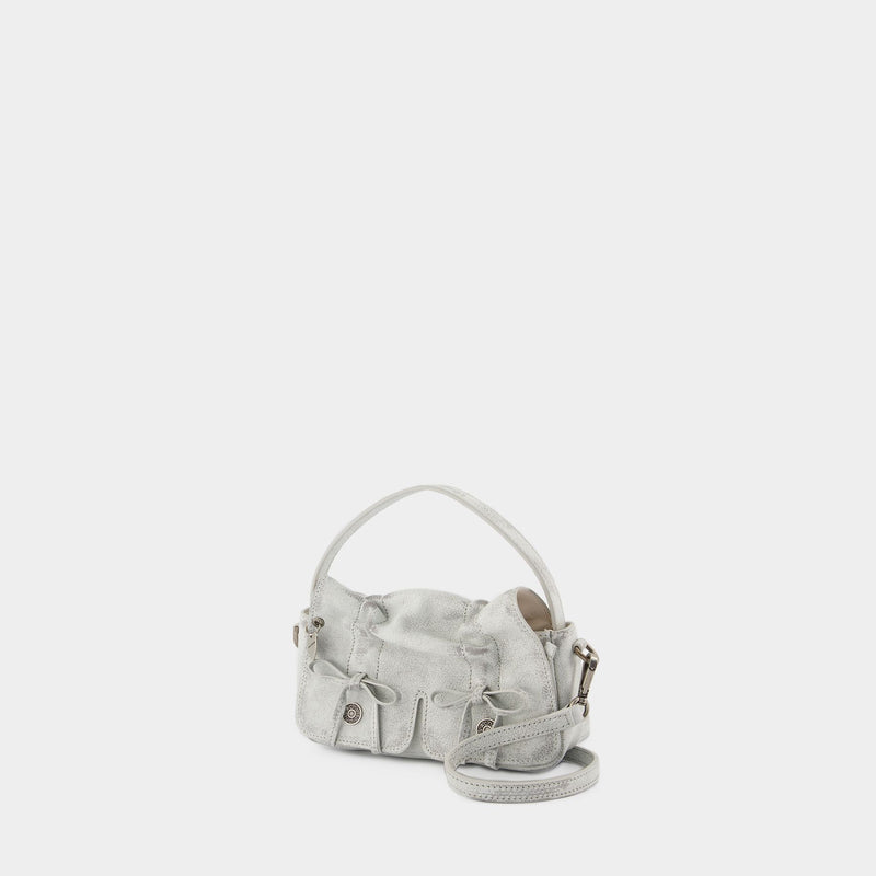 Multipocket Micro Vintage Crossbody - Acne Studios - Leather - White