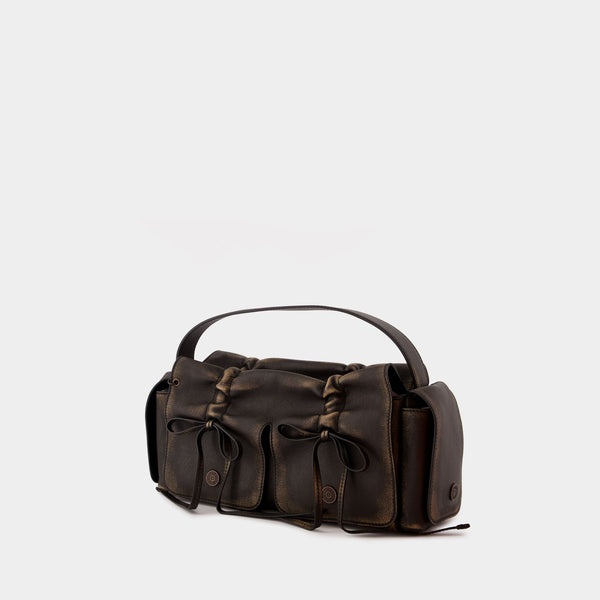 Multipocket Vintage Shoulder Bag - Acne Studios - Leather - Brown
